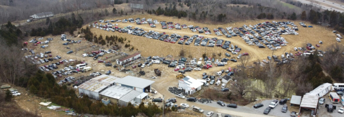 11 Acre Salvage Yard off I75, Kentucky, Running since 2005
